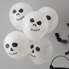 5 Balloons - Skeleton Print