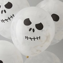 5 Balloons - Skeleton Print