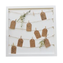 141 Guest book - Pegs and String Frame