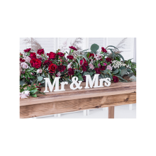 1 Holzdekoration - Mr & Mrs White