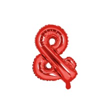 1 Ballon XS - Zeichen & - Rot