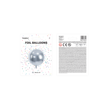 1 Kugelballon - Silber