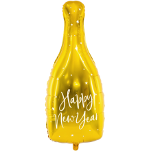 1 Ballon XXL - Happy New Year Bottle