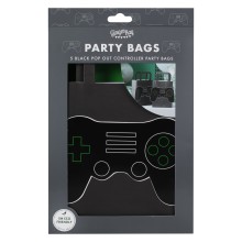 5 Eco Party Bag - 3D Controller - Black with Green Inside