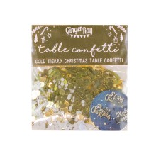 1 Confetti - Gold Script Confetti Sequin