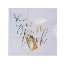 1 Guest Book - Gold Foiled