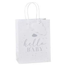 Gift Bag - Hello Baby - Clouds