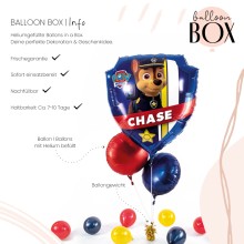 Heliumballon XXL in a Box - Paw Patrol Chase & Marshall