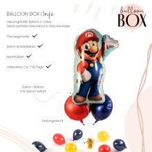 Heliumballon XXL in a Box - Super Mario