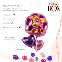 Heliumballon XXL in a Box - Paw Patrol Girls