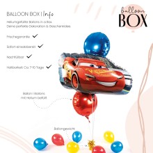 Heliumballon XXL in a Box - Lightning McQueen