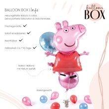 Heliumballon XXL in a Box - Peppa Pig