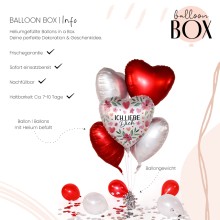 Heliumballon in a Box - Rosy Romance
