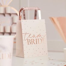 5 Party Bags - Rose Gold