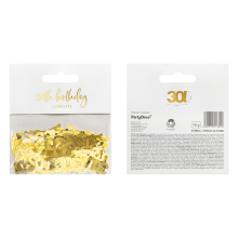 15g Metallickonfetti - 30 Gold