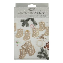 24 Advent - Hessian Stockings