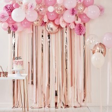 5 Rose Gold Foiled Pink Watercolour Party Bag