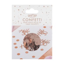 1 Table Confetti - Thirty - Rose Gold