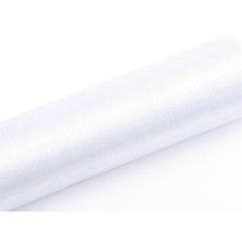 1 Organzastoff - 16cm - Weiß