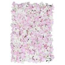 1 Foliage Tile - Pink & White Floral Tile