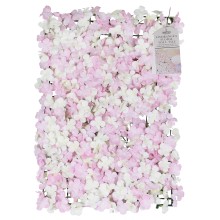 1 Foliage Tile - Pink & White Floral Tile