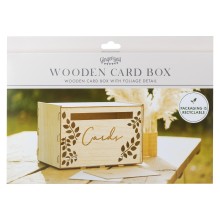 1 Card Box - Wooden