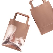 5 Party Bags - Rose Gold