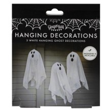 Hanging Decoration - Ghosts - White