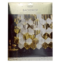 1 Tassle Backdrop - Gold