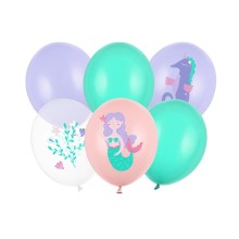 6 Motivballons - Ø 30cm - SET - Sea World