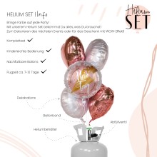 Helium Set - Mein Tag Schultüte Rosa