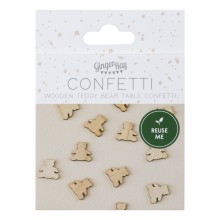 1 Confetti - Bear - Wooden