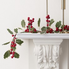 1 Foliage Garland - Berries and Holly