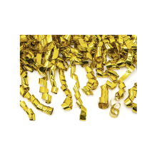 1 Konfettikanone XL - 60cm - Metallic - Luftschlangen - Gold