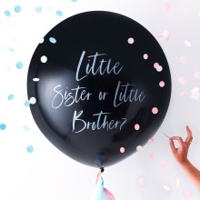 1 Balloon - 36" Little Sister or Little Brother